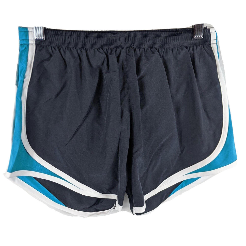 Womens Lined Running Shorts XL Teal and Black Workout Pants (2 Pairs)